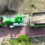 张升环保设备有限公司助力巩义市公园绿化废弃物再利用